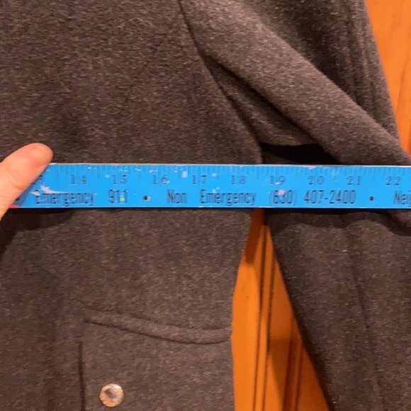 Michael Kors charcoal gray wool coat - Picture 8 of 9